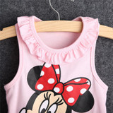 Minnie Mouse Dress Baby Girl Minnie DressKid Kitty Cat Party Dresses Summer Dress Vestido Minnie Robe Fille Enfant 6M-5Y