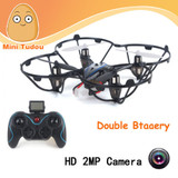 Minitudou RC Helicopters Flying Saucer Toy Hand Controlled 2.4G 4CH RC Quadcopter RTF Remote Control Drone With Camera HD