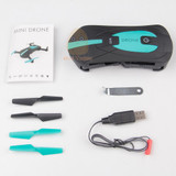 Minitudou RC Drone With Camera Elfie 0.3MP JY018 Foldable Mini Selfie Drone Wifi Quadcopter Dron One Key Return Helicopter