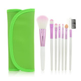 Metal Makeup Brushes Set Cosmetic Face Foundation Power Eyeshadow Blush Lip Plating Make-Up Blending Brush