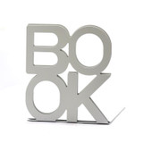 Metal frame Book Letters bookends iron Book shelf Student Book desk creative Bookends