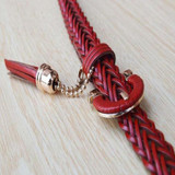 Metal buckle designer genuine leather belt for women bell stopper gold chain belt tassel for girls kids luxury belt women 2016