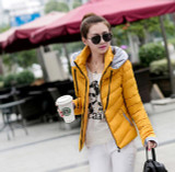 2017 New women plus size long sleeve warm light down padded winter jacket women parkas for women winter coat fashion jacket QW11