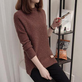 2017 New women Oversized Sweater Female Knitted Cashmere sweaters And Pullovers Long Sleeve loose Pull Femme Winter Pullover