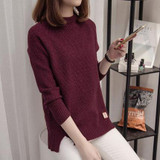 2017 New women Oversized Sweater Female Knitted Cashmere sweaters And Pullovers Long Sleeve loose Pull Femme Winter Pullover