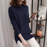 2017 New women Oversized Sweater Female Knitted Cashmere sweaters And Pullovers Long Sleeve loose Pull Femme Winter Pullover