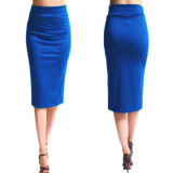 2017 New Women High Waist Pencil Skirts Plus Size Women's Clothing Casual Bandage Office Midi Skirt Female