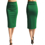 2017 New Women High Waist Pencil Skirts Plus Size Women's Clothing Casual Bandage Office Midi Skirt Female