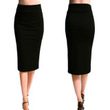 2017 New Women High Waist Pencil Skirts Plus Size Women's Clothing Casual Bandage Office Midi Skirt Female