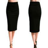 2017 New Women High Waist Pencil Skirts Plus Size Women's Clothing Casual Bandage Office Midi Skirt Female