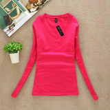 2017 New Women Fashion Clothing Tops Ladies Spring Blouses Casual Long Sleeve Bottoming Shirts Roupas Blusas Femininas W00271