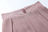 2017 New Women Fashion Chiffon Skirt Pants Summer Style High Waist Flare Wide Leg pants Ladies Elegant Office Palazzo Trousers
