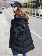 2017 New Women Down Jackets Fashion Loose Hooded 90% White Duck Down Jacket Winter Hooded Comfortable Female Down Coats WKM378