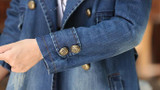 2017 new Women Denim Trench Coat Fashion Double Breasted Jeans Long Plus Size 5XL Caual Outwear Coats S333