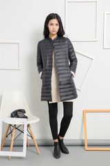 2017 NEW Ultralight 90% White duck Down Coat Women Winter&Spring Jacket women's down jackets Long Thin Down Coat