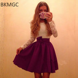 2017 New Ukraine Style Womens Autumn Lace Party Dresses Fall Purple&skyblue Sexy Vintage Long Sleeve Casual Dress Plus Size 2017 New Ukraine Style Womens Autumn Lace Party Dresses Fall Purple&skyblue Sexy Vintage Long Sleeve Casual Dress Plus Size