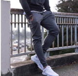 2017 New Trend Men Sweatpants Slim Fashion Harem Pants High Quality Cotton Mens Joggers Brand Embroidered Little Feet Pants