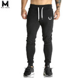 2017 New Trend Men Sweatpants Slim Fashion Harem Pants High Quality Cotton Mens Joggers Brand Embroidered Little Feet Pants
