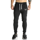2017 New Trend Men Sweatpants Slim Fashion Harem Pants High Quality Cotton Mens Joggers Brand Embroidered Little Feet Pants