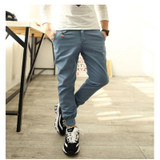 2017 new Top Selling Solid Spring Summer Men Linen Pants Trousers Big Size Casual Mens jogger Pants M-3XL (Asian Size)