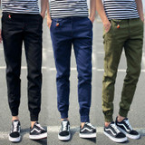 2017 new Top Selling Solid Spring Summer Men Linen Pants Trousers Big Size Casual Mens jogger Pants M-3XL (Asian Size)