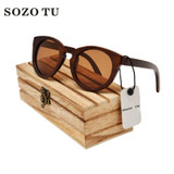 2017 New Tom Fashion Brand Designer Round  Women Sunglasses Wooden Gradient Points Sun Glasses Big Oculos feminino de sol TF