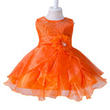2017 New Toddler Girl Dress Christmas Costumes Baby Girls Princess Dresses 1 Year Birthday tutu Kids Party Dresses For Girls