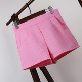 2017 New Summer Women Shorts Candy Color High Waist Shorts Slim Hot Loose Casual Solid Shorts  2XL JH805646