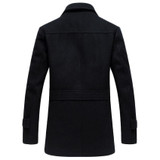 Free shipping Men Wool Blends Overcoat Fashion Casual Winter Men's Jacket Coat Brand-clothing Cashmere Outerwear 155hfx