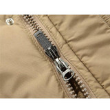 Free shipping Men Parka Clothing Quality Thick Warm Winter Jacket Men Fashion Casual Cotton Hooded Coat Jacket Pocket 190hfx