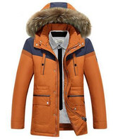 Free shipping Men Parka Clothing Quality Thick Warm Winter Jacket Men Fashion Casual Cotton Hooded Coat Jacket Pocket 190hfx