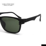 Free Shipping Magnetic Polarized Sunglasses Clip Latest Design Sunglasses Ultra Light Eyeglasses Rx Available F5127 Col.2