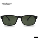 Free Shipping Magnetic Polarized Sunglasses Clip Latest Design Sunglasses Ultra Light Eyeglasses Rx Available F5127 Col.2