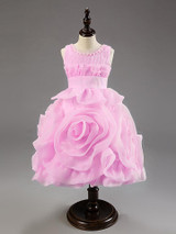 Free shipping High quality Flower girl dresses for weddings Elegant Girl Performances Dress Princess Kids Dress JLFS005