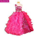 Free shipping High quality Latest original design Kids beauty pageant dresses kids prom dresses