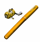 d.l rod™ Mini Telescopic Portable Pocket Pen Shape Aluminum Alloy Fishing Rod Reel Line Combos d.l rod™ Mini Telescopic Portable Pocket Pen Shape Aluminum Alloy Fishing Rod Reel Line Combos