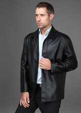 Free shipping !! New 2016 Men's brand fashion High quality sheep skin genuine leather Locomotive Leather Coat Jacket / M-XXXL