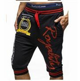 Free Shipping  Outdoors Joggers Men 2016 New Fashion Letter Print Harem Pants Calf-Length Pants Men Trousers Sportswear