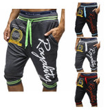Free Shipping  Outdoors Joggers Men 2016 New Fashion Letter Print Harem Pants Calf-Length Pants Men Trousers Sportswear