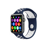 free shipment Bluetooth Smart Watch IWO  2 1:1 silicone strap update  for ios Apple iPhone Andriod phone wireless charge speaker
