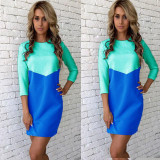 Free ship 2017 Summer style Women Flowers printed short sleeve O-Neck Dresses Vestidos Elegant Bodycon Dress Sheath Robes dress Free ship 2017 Summer style Women Flowers printed short sleeve O-Neck Dresses Vestidos Elegant Bodycon Dress Sheath Robes dress