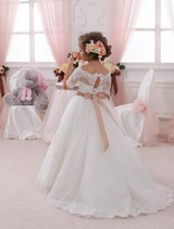 Free Ship 2016 Flower Girl Dresses Real Birthday Pageant Communion Dress Little Girls Kids/Children Dress Wedding