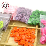 Free Ship 100pcs/lot Resin Sewing Button Round 2 Holes 10mm( 0.4in) Dia sew on button accessories handmade children button DIY