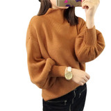 Free Ostrich Winter Sweater Women 2018 Fashion Turtleneck Batwing Sleeve Pullovers Loose Knitted Sweaters Female Jumper Tops D30 Free Ostrich Winter Sweater Women 2018 Fashion Turtleneck Batwing Sleeve Pullovers Loose Knitted Sweaters Female Jumper Tops D30