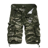 Camo Military Shorts Bermuda 2017 Summer Camouflage Cargo Shorts Men Cotton Loose Outwear Tactical Short Pants No Belt