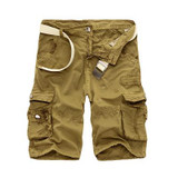 Camo Military Shorts Bermuda 2017 Summer Camouflage Cargo Shorts Men Cotton Loose Outwear Tactical Short Pants No Belt