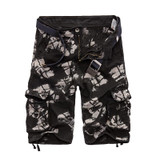 Camo Military Shorts Bermuda 2017 Summer Camouflage Cargo Shorts Men Cotton Loose Outwear Tactical Short Pants No Belt