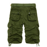 Camo Military Shorts Bermuda 2017 Summer Camouflage Cargo Shorts Men Cotton Loose Outwear Tactical Short Pants No Belt