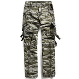 Camo Cargo Pants Men Work Pant Men Multi Pocket Army Thermal Pantalon Mens Military Camouflage Pants Men New Cotton Trousers 164