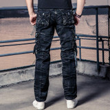 Camo Cargo Pants Men Work Pant Men Multi Pocket Army Thermal Pantalon Mens Military Camouflage Pants Men New Cotton Trousers 164